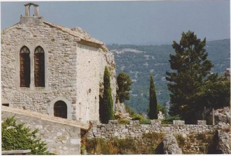 אגז Ancienne Chapelle Du 12E Siecle Restauree En Maison De Caractere Sur Falaise מראה חיצוני תמונה